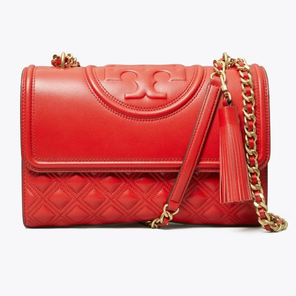 Giftable Tory Burch Fleming Convertible Shoulder Bag NWT